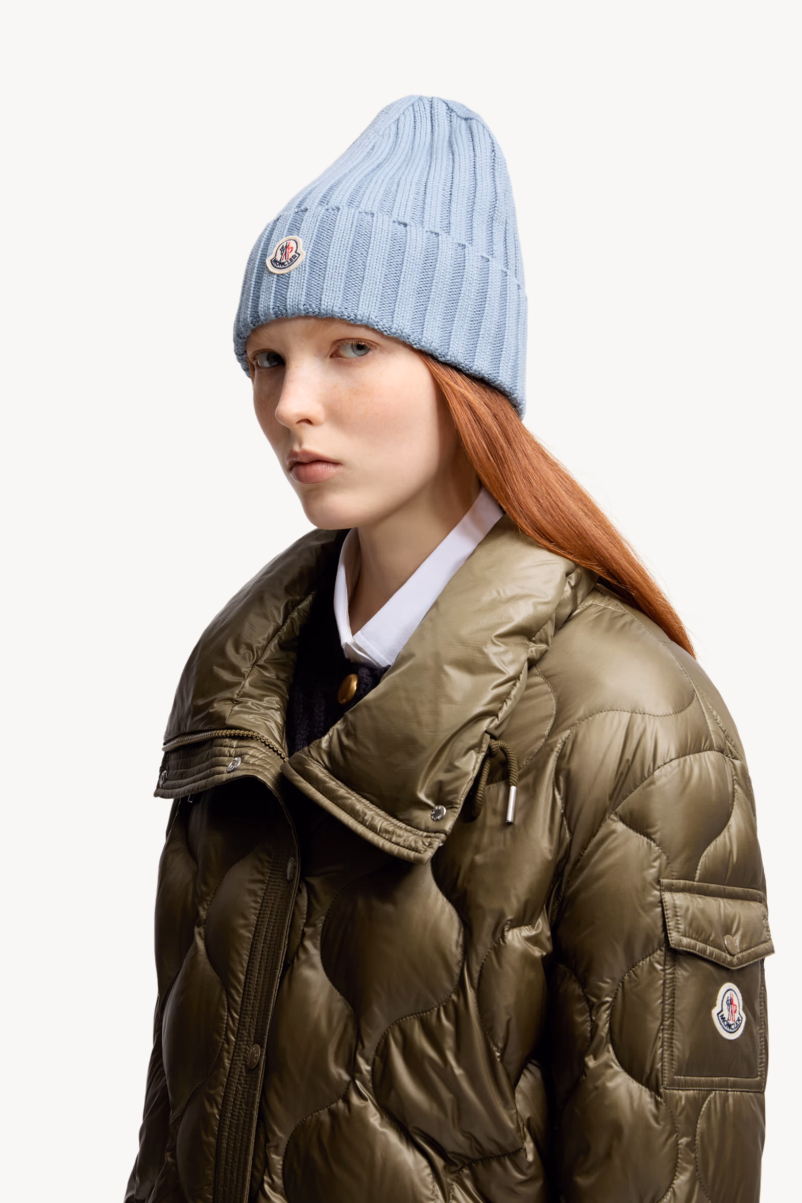 Gorro de lana Mujer Turquesa Moncler 2